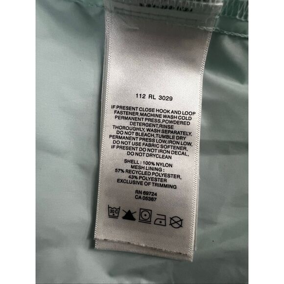 Columbia Women Blue Rain Jacket Size M Hoodie Windbreaker Jacket Zip-Pocket - Picture 14 of 14